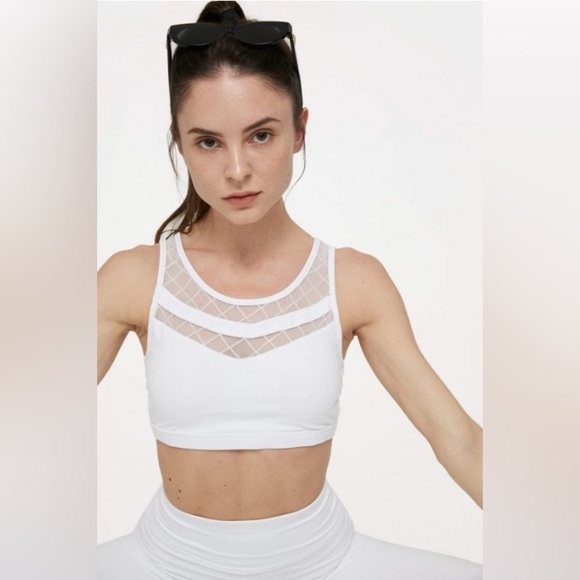 J.ING Canyon White Mesh Sport Top and Yoga Leggings Set - Picture 12 of 13